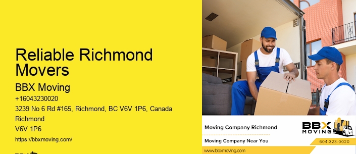 Reliable Richmond Movers