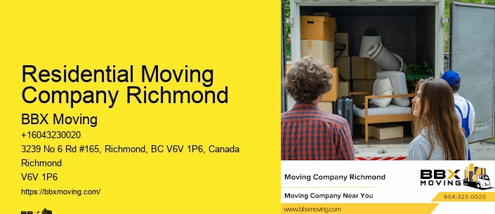 Residential Moving Company Richmond