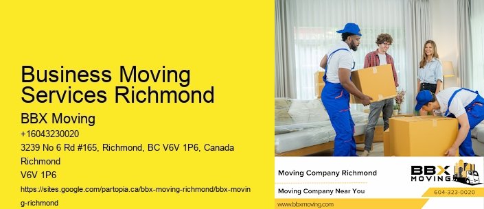 Business Moving Services Richmond