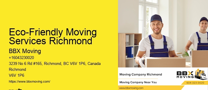 Eco-Friendly Moving Services Richmond