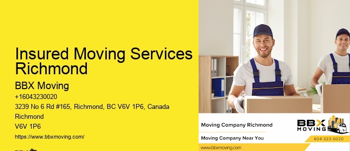 Insured Moving Services Richmond