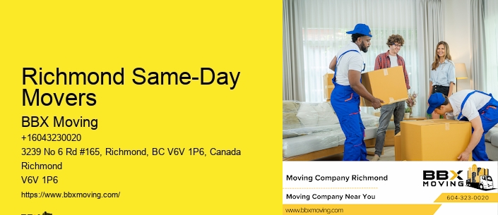 Richmond Same-Day Movers