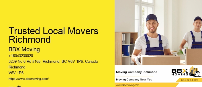 Trusted Local Movers Richmond