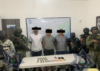 Masiva detención de delincuentes en Tulum