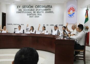 Se Lleva a cabo XV Sesión Ordinaria de cabildo en Benito Juárez