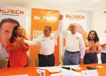 Dr. Pech va en segundo lugar, asegura líder nacional de MC