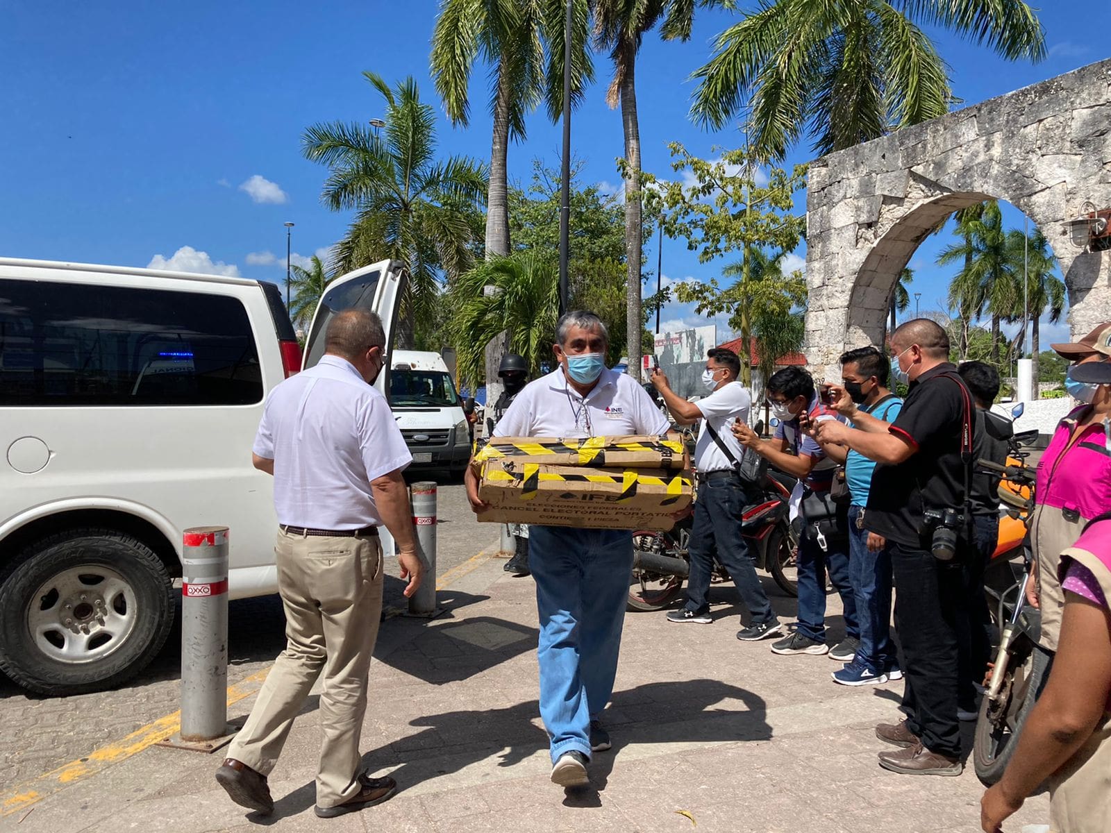 Arriban a Felipe Carrillo Puerto boletas para la revocación de mandato