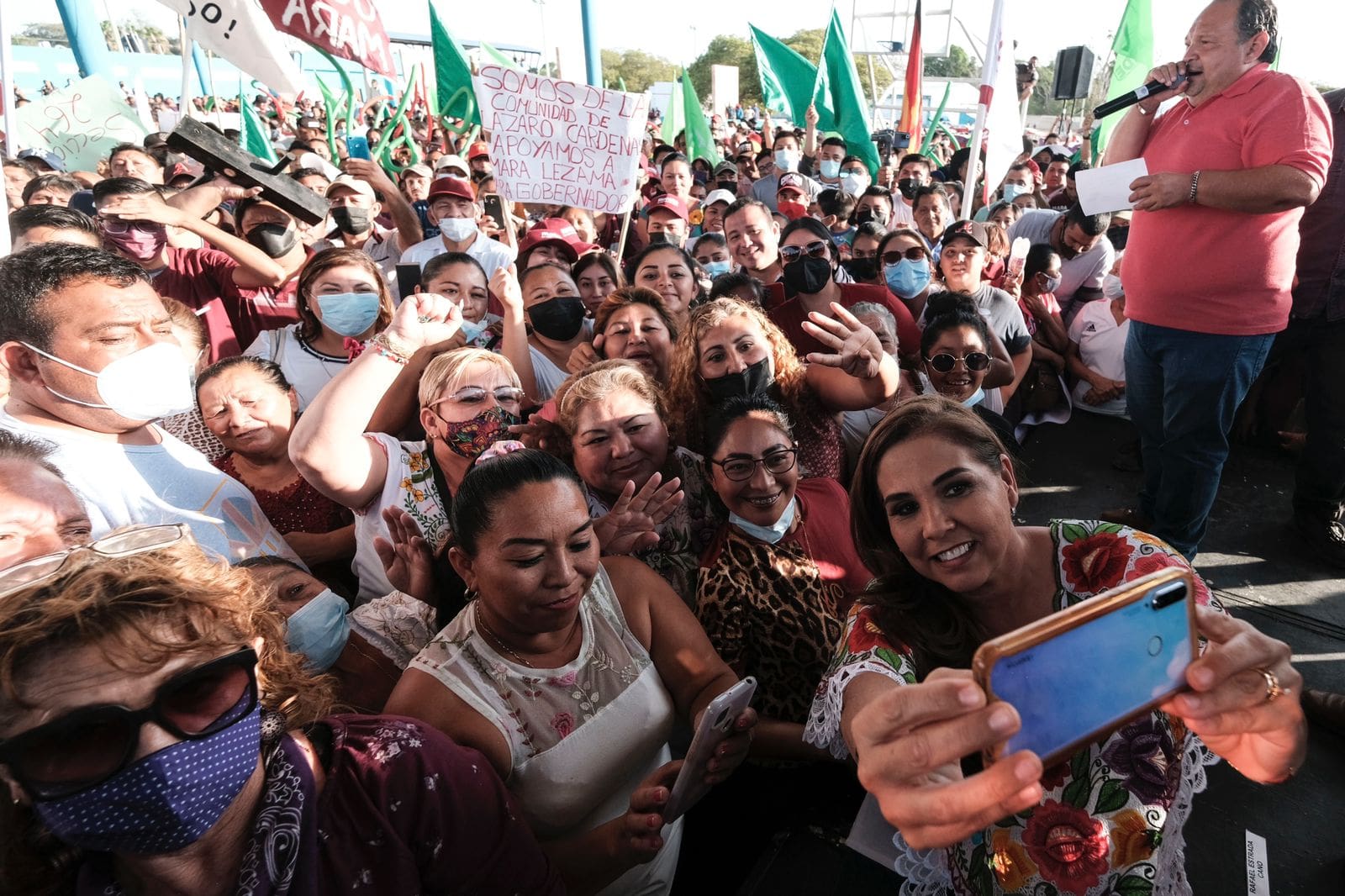 Mara Lezama constata en Morelos la desigualdad por malos gobiernos