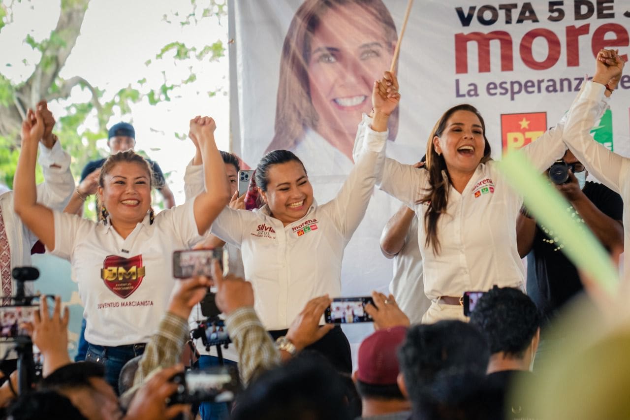 En Tulum, Mara Lezama y Silvia Dzul demuestran músculo político