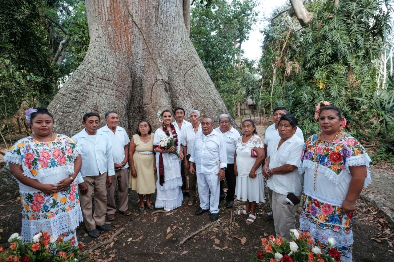 Reconoce Mara Lezama a la comunidad Maya de Solferino