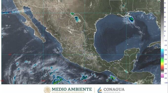 Nublados sin lluvias en Quintana Roo