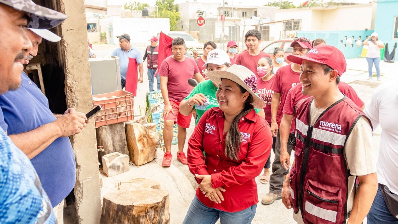 Respaldan habitantes de Puerto Aventuras triunfo de Silvia Dzul en el D9