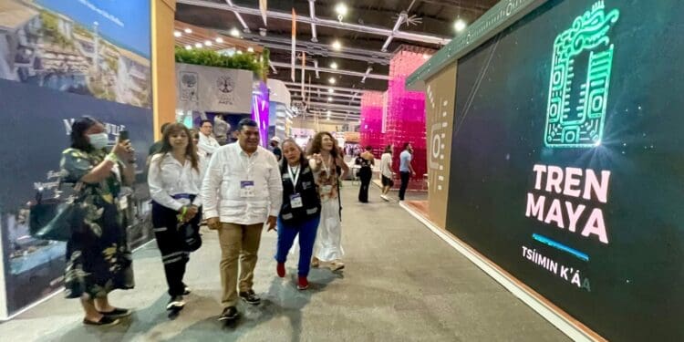 Promueven al Tren Maya en el Tianguis Turístico de México