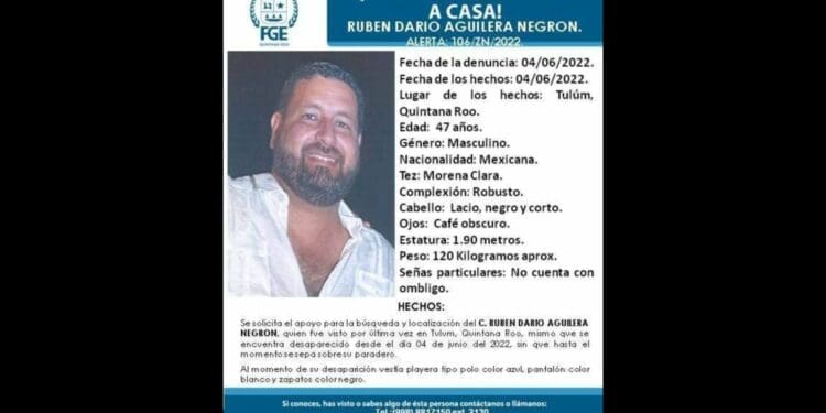 Hallan sin vida en Tulum a hermano de ex regidor de Puerto Morelos