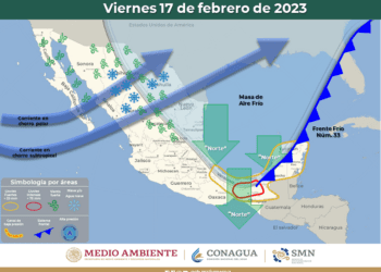 Afecta Frente Frío a Quintana Roo