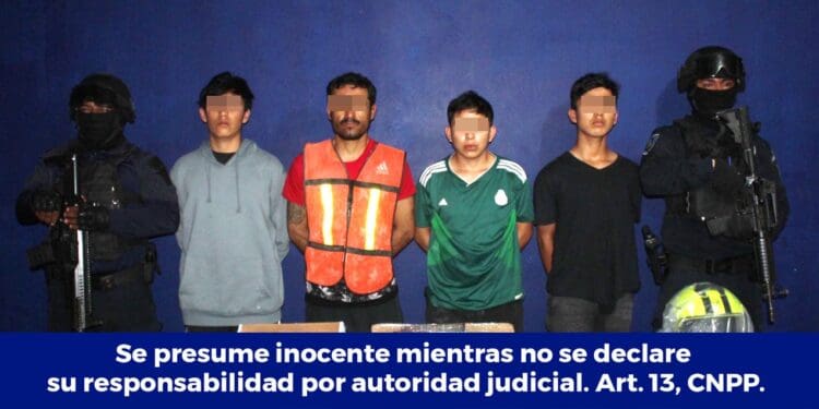 Capturan en Cancún a cuatro sujetos con armas y drogas; estarían involucrados en un intento de ejecución