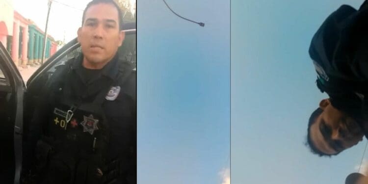 Captan en video agresión de policía de Cancún