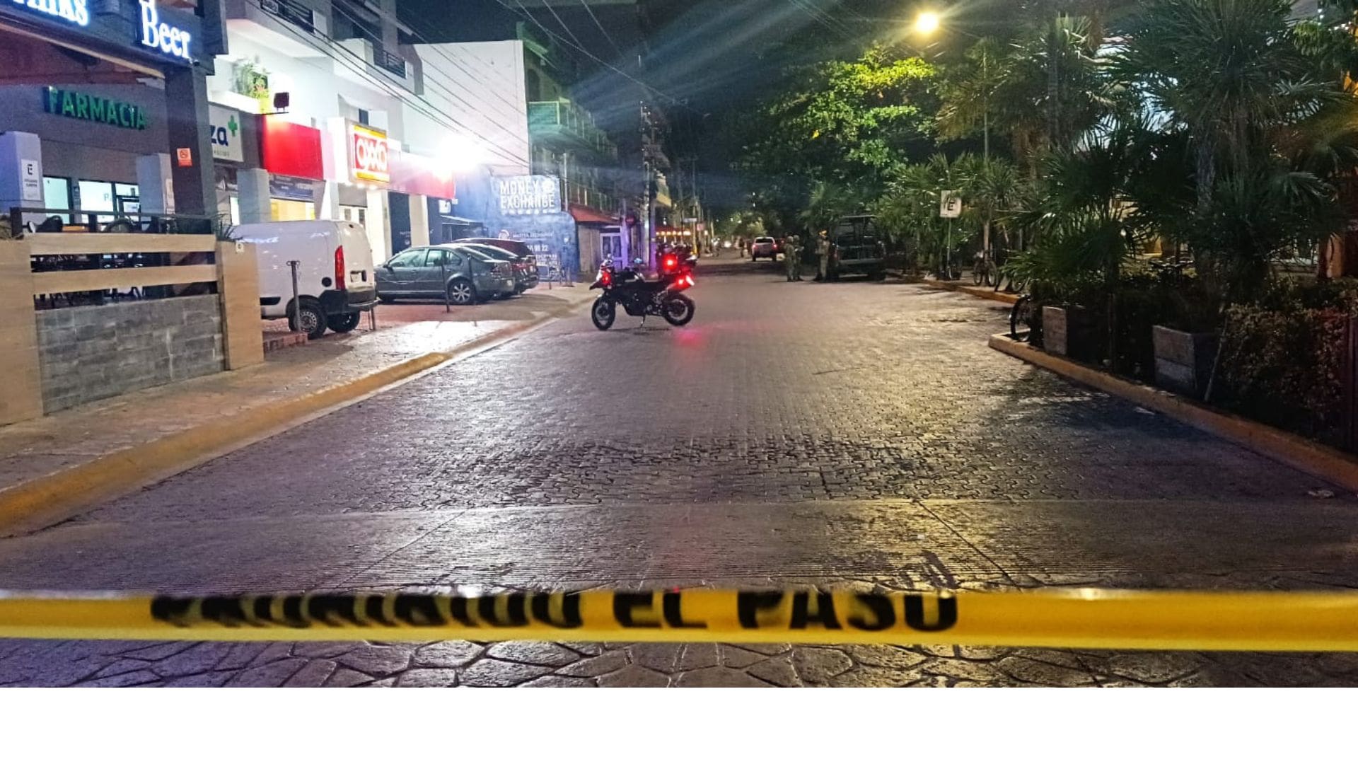 Balean a taxista en el centro de Playa del Carmen