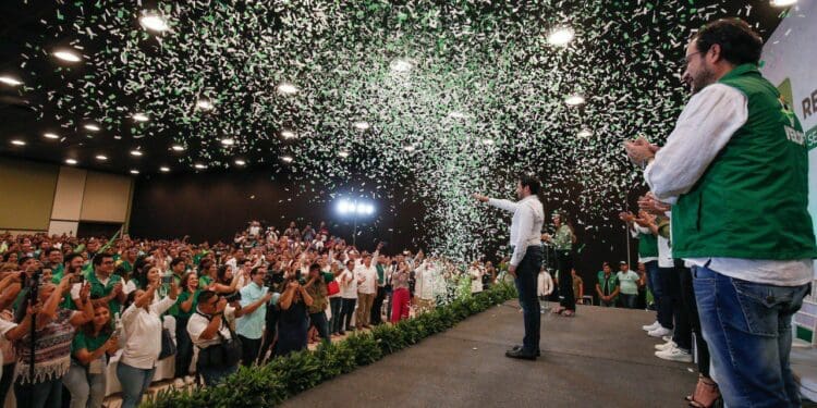 Convoca a la Unidad Renán Sánchez Tajonar al rendir protesta como dirigente del Partido Verde en Quintana Roo