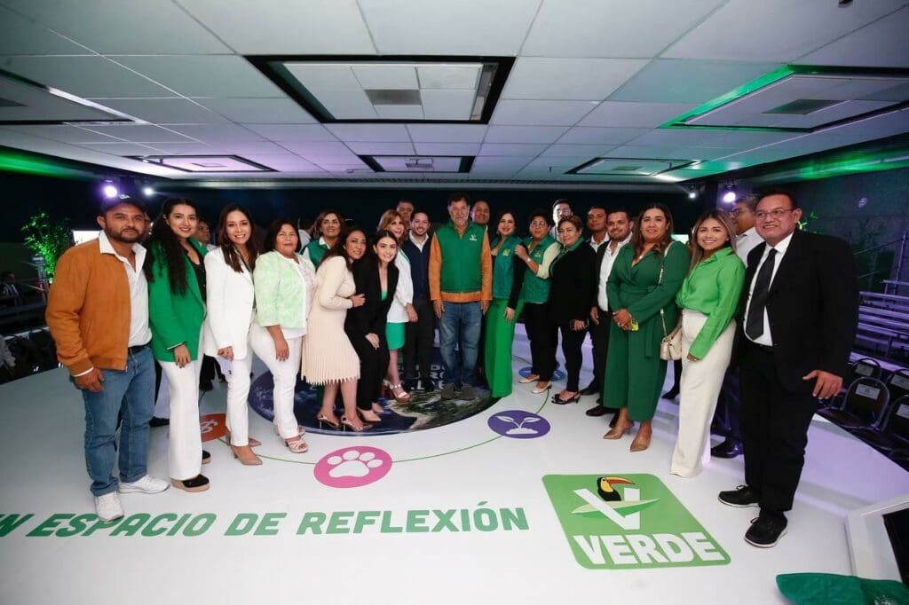 Renán Sánchez, líder estatal de PVEM en QROO, presente en la Convención Nacional “Repensando el futuro en verde”