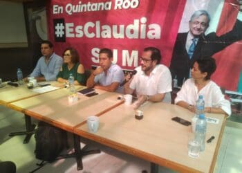 Militantes del Partido Verde en Q. Roo apoyan a Claudia Sheinbaum; la aspirante vendrá en julio