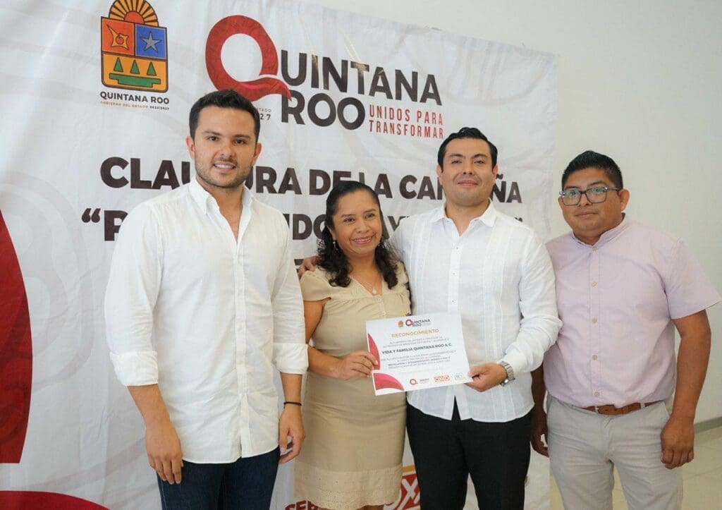 Encabeza Pablo Bustamante clausura de la campaña ‘Reciclando y Ayudando’, en Cancún