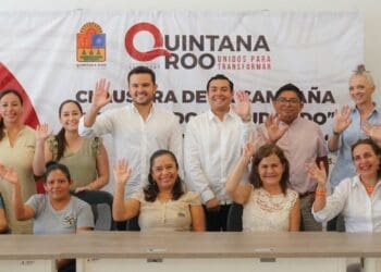 Encabeza Pablo Bustamante clausura de la campaña ‘Reciclando y Ayudando’, en Cancún