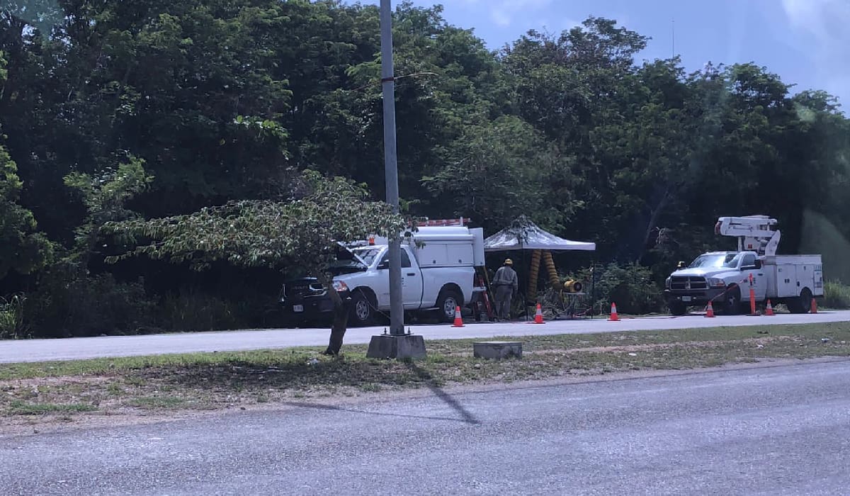 Dejan sin luz, otra vez, a vecinos del fraccionamiento Villas del Sol de Playa del Carmen