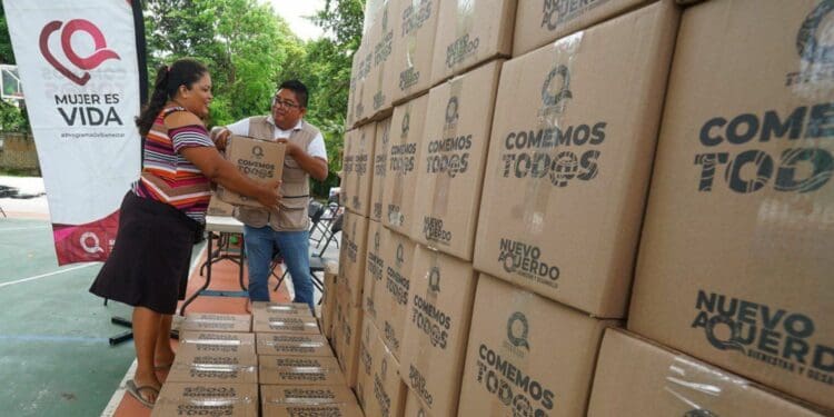 Avanza el Bienestar con la entrega de más de 33 mil paquetes alimentarios “Comemos Tod@s” y el apoyo en tarjetas “Mujer es Vida”: Pablo Bustamante