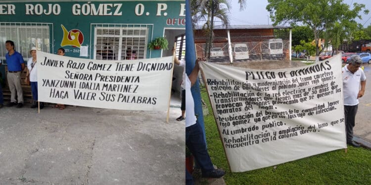 Exigen pobladores de Javier Rojo Gómez mejoras en servicios básicos; amagan con bloqueos