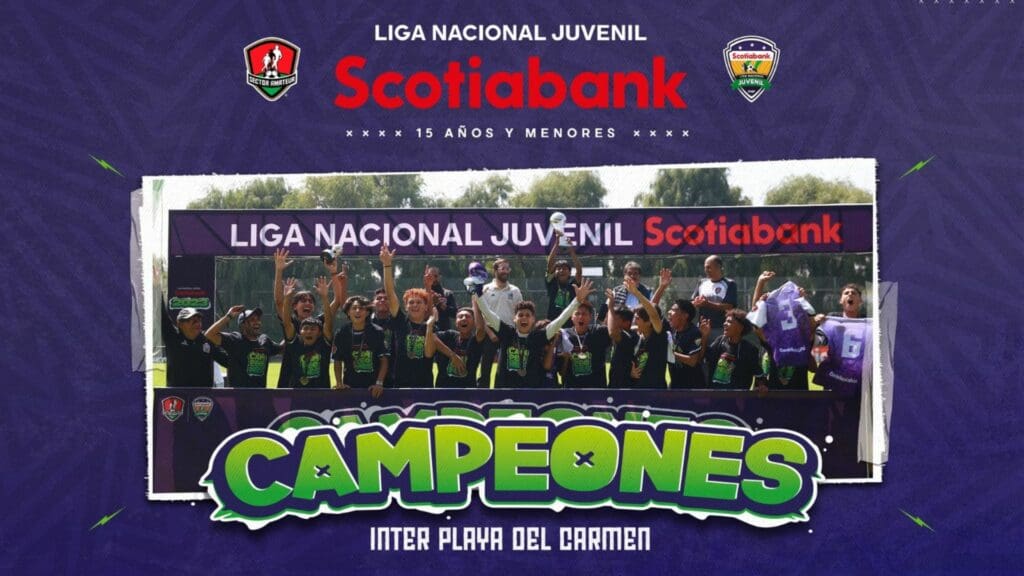 Es Inter Playa del Carmen campeón de Liga Nacional Juvenil 2023
