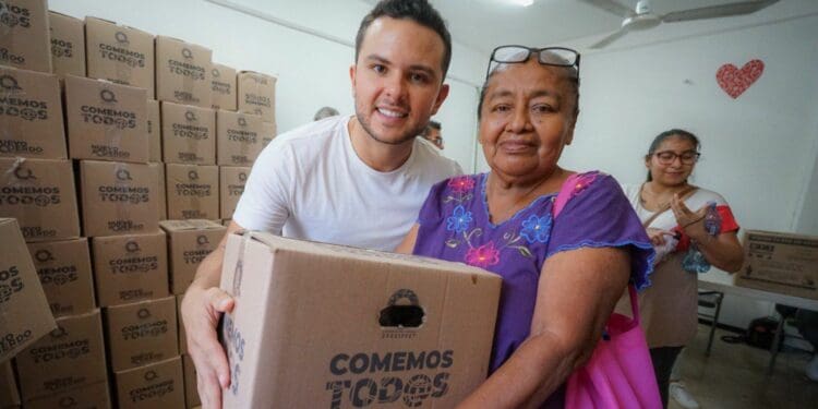 Da ‘Mujer es Vida’ seguridad alimentaria a familias cancunenses y quintanarroenses: Pablo Bustamante