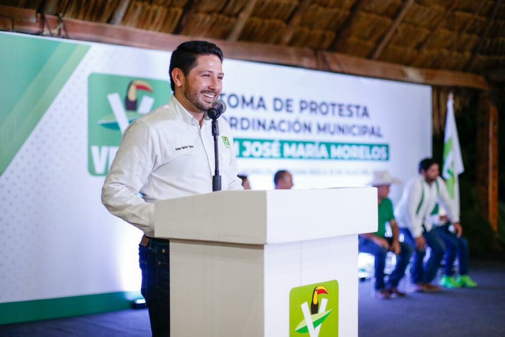 El Partido Verde, con un gran futuro por delante en Quintana Roo: Renán Sánchez