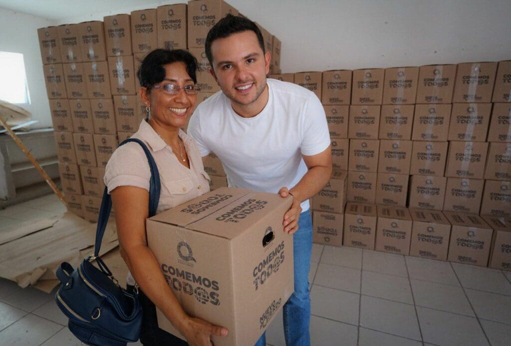 Da ‘Mujer es Vida’ seguridad alimentaria a familias cancunenses y quintanarroenses: Pablo Bustamante