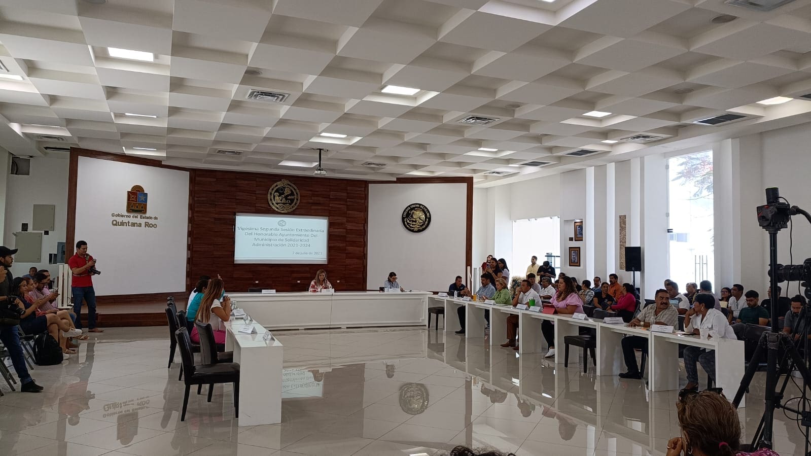 Suspenden sesión de Cabildo en Solidaridad; aún no hay sede para aniversario