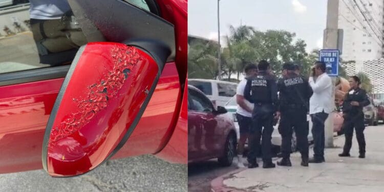 Taxistas violentos: reportan nuevo ataque contra Uber en Cancún, ahora arrojaron ácido