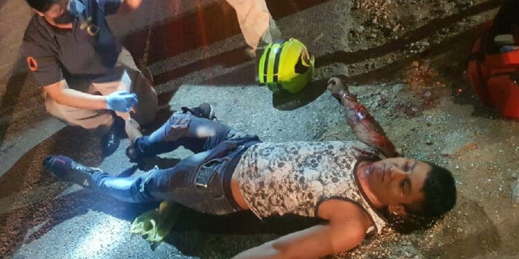 Tres lesionados, saldo de dos accidentes en moto en Tulum