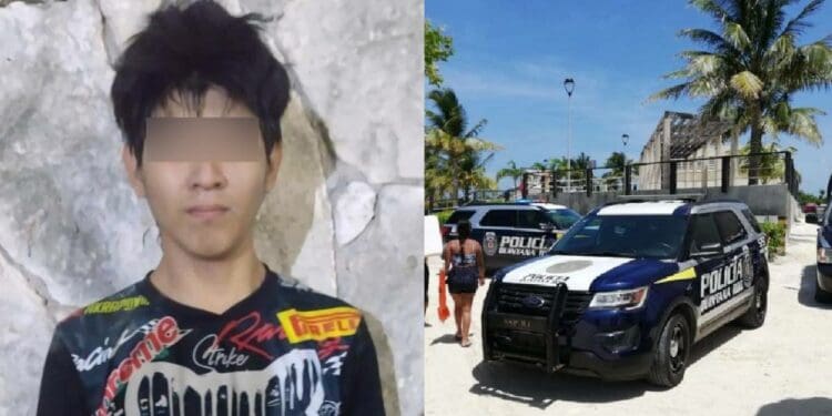 Detienen a presunto implicado en ejecución de policía en Cancún, es un jovencito