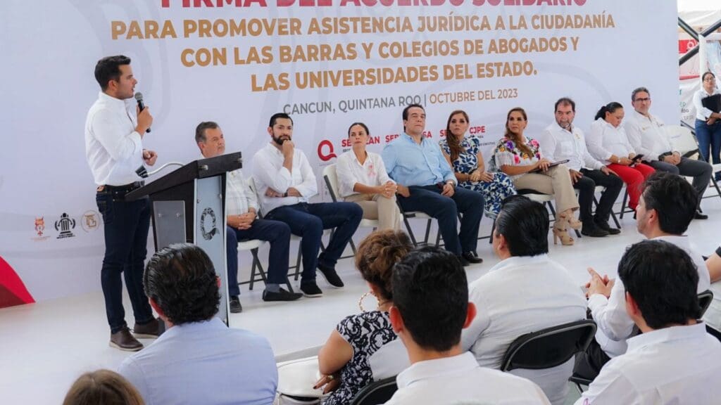 Acompaña Pablo Bustamante a la Gobernadora Mara Lezama a las Caravanas de Justicia para el Bienestar