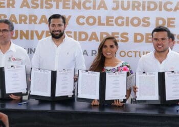 Acompaña Pablo Bustamante a la Gobernadora Mara Lezama a las Caravanas de Justicia para el Bienestar