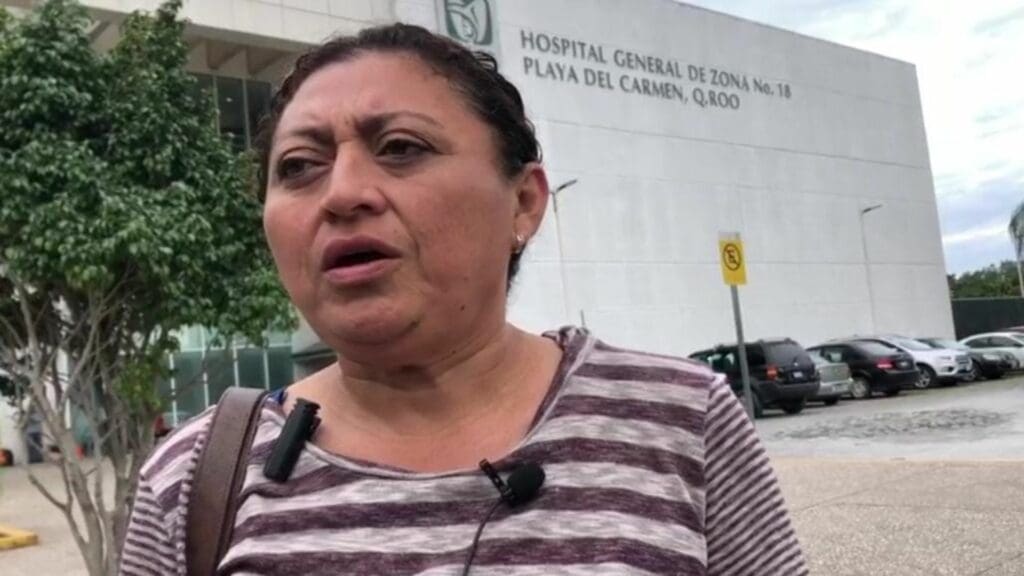 Denuncian presunta negligencia médica en el IMSS 18 de Villamar II de Playa del Carmen