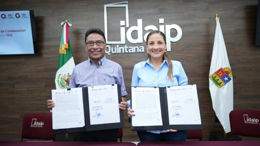 Secretaría de Educación y el  IDAIPQROO ratifican compromiso de trabajo en pro de la transparencia