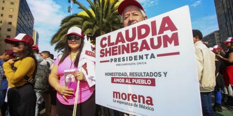 Fieles y sufridos, presentes en el cierre de campaña de Claudia Sheinbaum