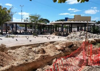 Promete Ana Paty Peralta reabrir área de comida de Las Palapas en una semana; obras van muy atrasadas