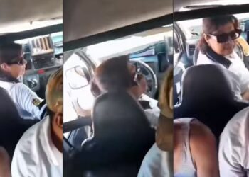 "Lady Combi" se ataca y se pelea con pasaje en Cancún; "usted cree que con sus pinch#s 10 pesos me da para mi gasolina"