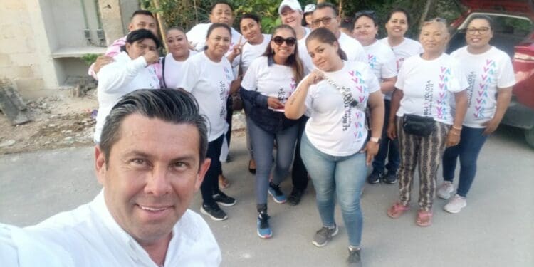 Drenaje, alumbrado público y pavimentación es en lo que se debe trabajar en Tulum: Sergio Tolosa