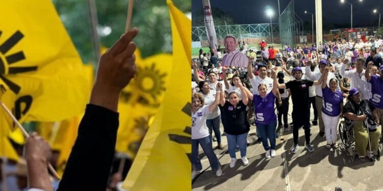 MAS y PRD en riesgo de perder su registro como partidos locales; no alcanzarían el 3% de votación.