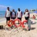 Recolectan más de 2.5 toneladas de residuos en playas y fondo marino de Playa del Carmen