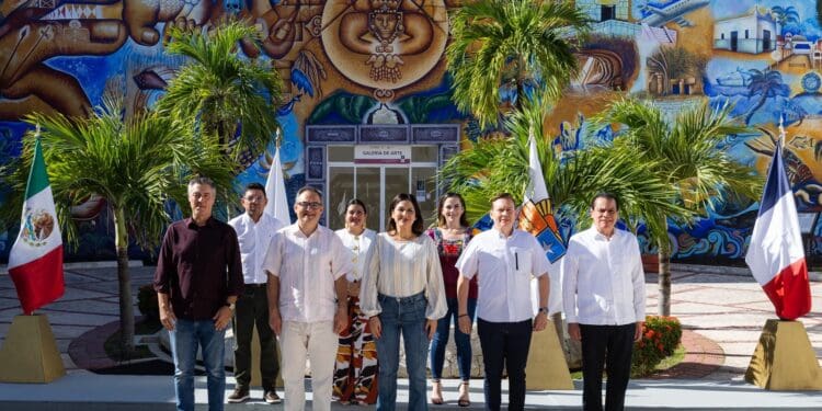 Estefanía Mercado fortalece lazos de cooperación con representantes consulares de Francia