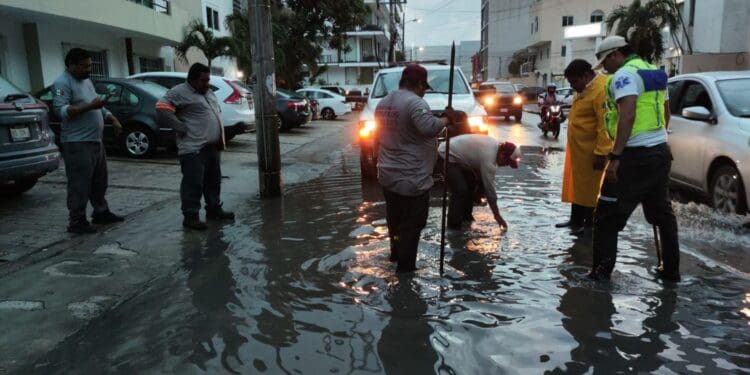 Respuesta inmediata ante lluvias; Protección Civil y Servicios Públicos de Playa del Carmen activan el Operativo Tormenta